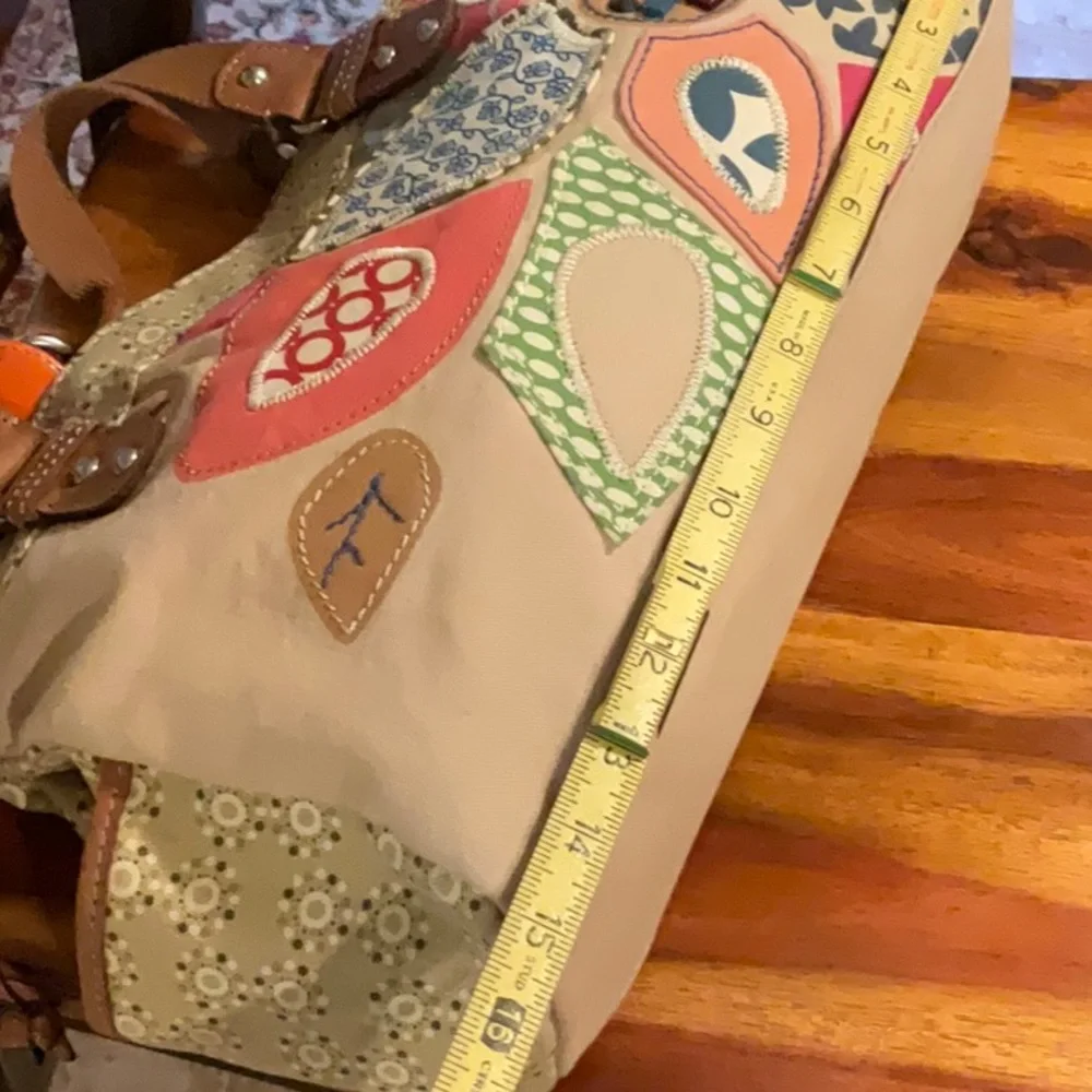 Awesome fossil canvas shoulder bag , special design - Picture 6 of 11